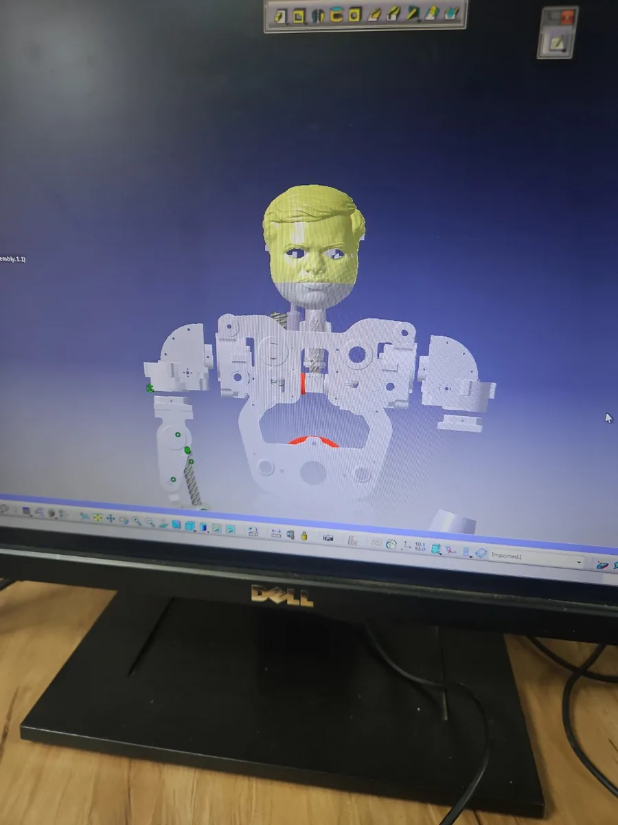Robot CAD engineering work